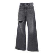 Zwarte Straight Jeans 1996 D-Sire 007x4 Diesel , Black , Dames