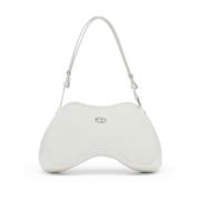 Witte Kunstleren Tas Diesel , White , Dames