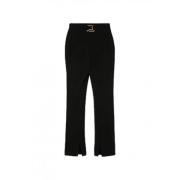 Elegante Stretch Design Broek met Stijlvolle Details Just Cavalli , Bl...