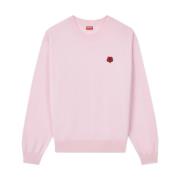 Roze Sweater met 'Boke Flower' Embleem Kenzo , Pink , Dames