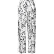 Abstract Print Satijnen Broek Peserico , Multicolor , Dames