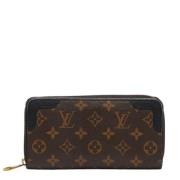 Pre-owned Leather wallets Louis Vuitton Vintage , Brown , Heren