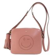 Pre-owned Leather shoulder-bags Anya Hindmarch Pre-owned , Pink , Dame...