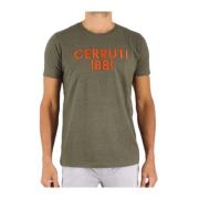 Geborduurd Logo T-shirt - Coloratura Cerruti 1881 , Green , Heren