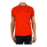 Rood Polo Shirt - Piqué Gebreid Cerruti 1881 , Red , Heren