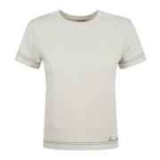 Stijlvolle T-shirts en Polos Burberry , White , Dames