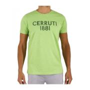 Geborduurd Logo Tshirt - Coloratura Cerruti 1881 , Green , Heren