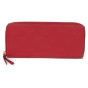 Pre-owned Fabric wallets Louis Vuitton Vintage , Red , Dames