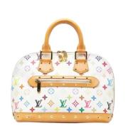 Pre-owned Leather louis-vuitton-bags Louis Vuitton Vintage , White , D...