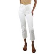 Pre-owned Cotton jeans Acne Studios Pre-owned , White , Dames