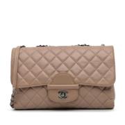 Pre-owned Leather shoulder-bags Chanel Vintage , Brown , Dames