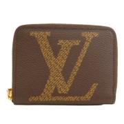 Pre-owned Canvas wallets Louis Vuitton Vintage , Brown , Dames