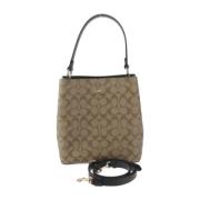 Pre-owned Silk handbags Coach Pre-owned , Beige , Dames