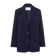 Oversized Single Breasted Blazer IVY OAK , Blue , Dames