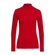 Merino Wol Coltrui Trui IVY OAK , Red , Dames