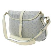 Pre-owned Canvas shoulder-bags Celine Vintage , Blue , Dames