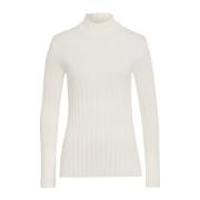 Merino Wol Coltrui Trui IVY OAK , White , Dames