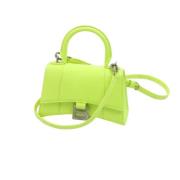 Pre-owned Leather handbags Balenciaga Vintage , Green , Dames