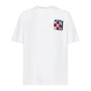 Stijlvolle Beige T-shirts en Polos Kenzo , White , Heren