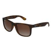 Justin 4165 Zonnebril in Bruin Ray-Ban , Brown , Heren