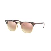 Clubmaster 3016 Zonnebril in Havana Rood Ray-Ban , Brown , Unisex