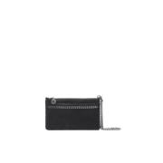 Zwarte Diamant Effect Kettingtas Stella McCartney , Black , Dames