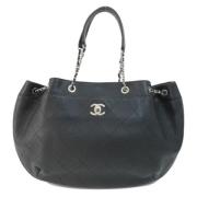 Pre-owned Fabric chanel-bags Chanel Vintage , Black , Dames