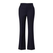 Aansluitende Wijde Broek met Splitdetail IVY OAK , Blue , Dames