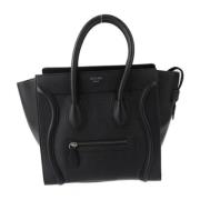 Pre-owned Leather celine-bags Celine Vintage , Black , Dames