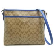 Pre-owned Fabric shoulder-bags Coach Pre-owned , Beige , Dames