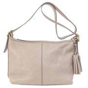 Pre-owned Fabric shoulder-bags Coach Pre-owned , Beige , Dames