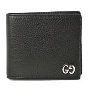 Pre-owned Leather wallets Gucci Vintage , Black , Dames