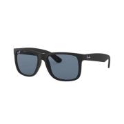 Justin 4165 Zonnebril in Zwart Ray-Ban , Black , Heren