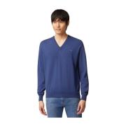 Blauwe Organische Katoenen Crewneck Sweater Harmont & Blaine , Blue , ...