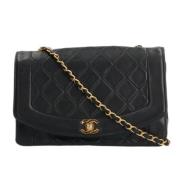 Pre-owned Fabric chanel-bags Chanel Vintage , Black , Dames