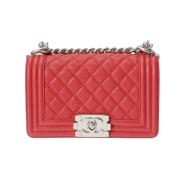 Pre-owned Fabric chanel-bags Chanel Vintage , Red , Dames