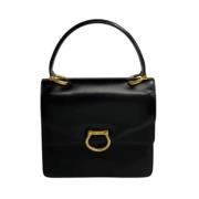 Pre-owned Leather handbags Celine Vintage , Black , Dames