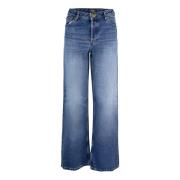 70s Stijl Wijde Pijp Biologische Katoenen Jeans A.p.c. , Blue , Dames