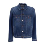 Blauwe Denim Jack Jacob Cohën , Blue , Heren