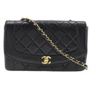 Pre-owned Fabric chanel-bags Chanel Vintage , Black , Dames