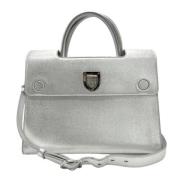 Pre-owned Fabric dior-bags Dior Vintage , Gray , Dames