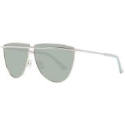 Roségoud Aviator Zonnebril Guess , Gray , Unisex