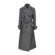 Grijze Winterjassen Pinko , Gray , Dames