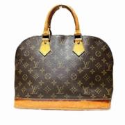 Pre-owned Canvas louis-vuitton-bags Louis Vuitton Vintage , Brown , Da...