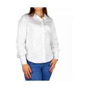 Stijlvolle Herenshirt Made in Italia , White , Dames