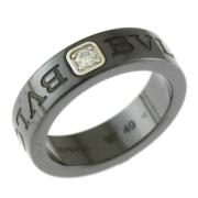 Pre-owned White Gold rings Bvlgari Vintage , Black , Dames