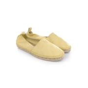 Pre-owned Leather flats Loewe Pre-owned , Yellow , Dames