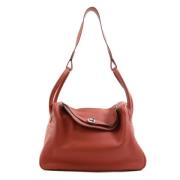 Pre-owned Fabric handbags Hermès Vintage , Brown , Dames