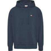 Blauwe Sweater Felpa Tommy Jeans , Blue , Heren