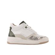 Metallic Accent Sneakers Via Vai , Multicolor , Dames